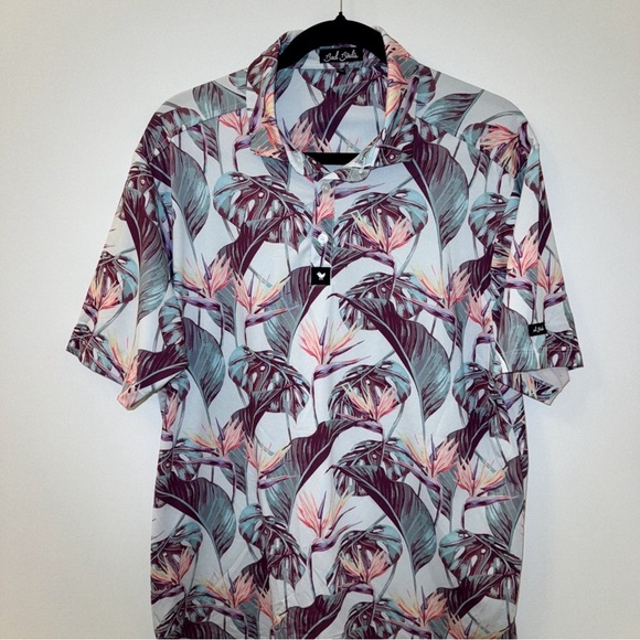 Bad Birdie Shaka Golf Polo size Large - Picture 5 of 11